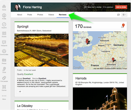 local reviews google plus local